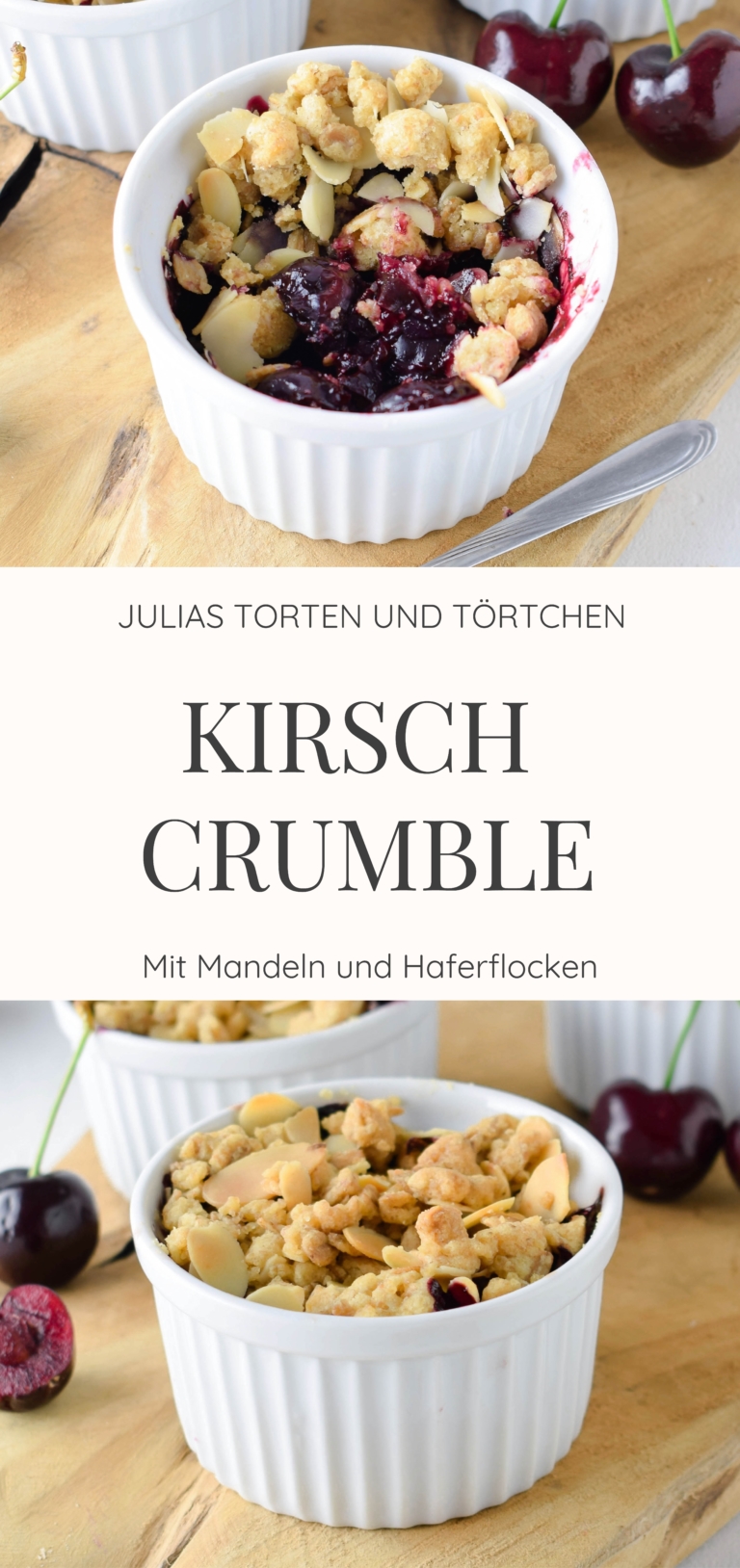 Kirsch Crumble ⋆ Julias Torten und Törtchen