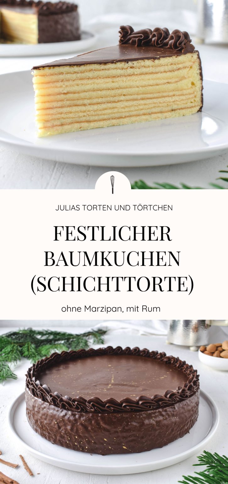 Baumkuchen Torte (Schichttorte) ⋆ Julias Torten und Törtchen