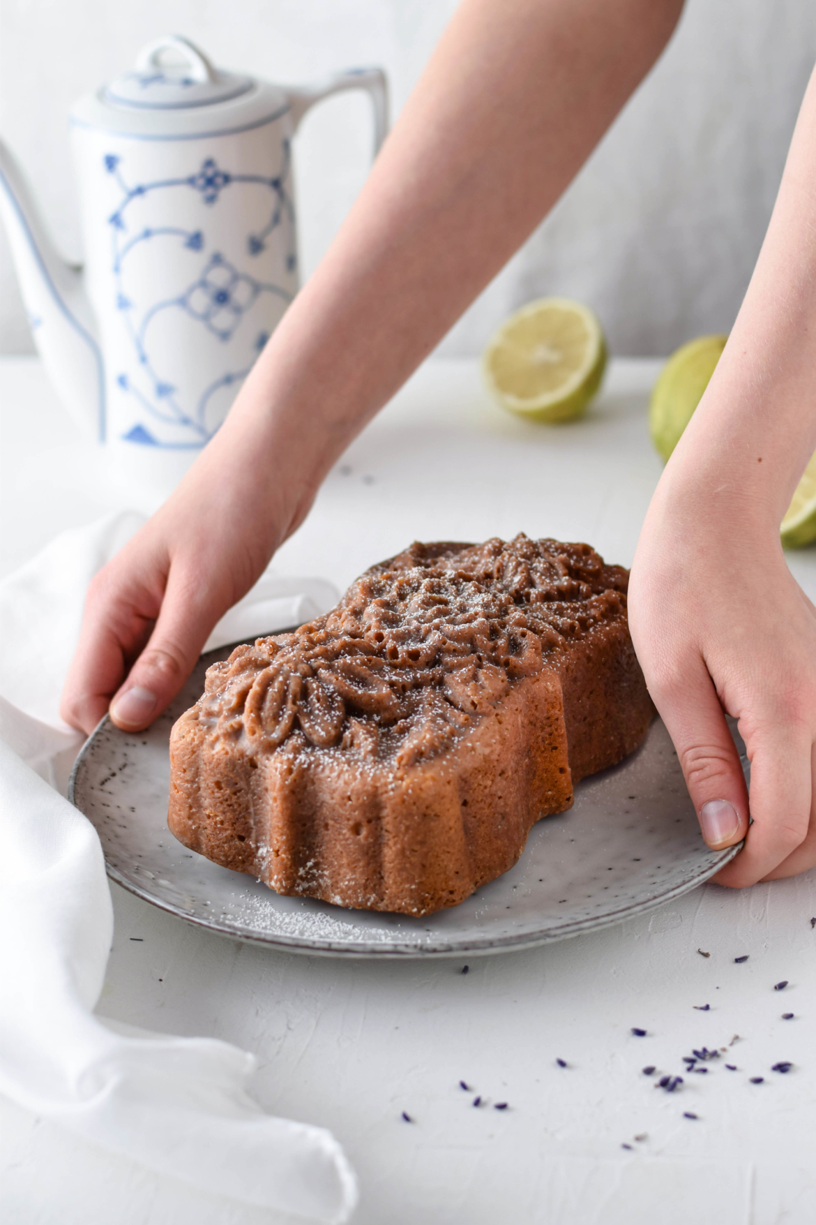 LAVENDEL ZITRONEN KUCHEN mit Joghurt - Perfekt zur Teezeit