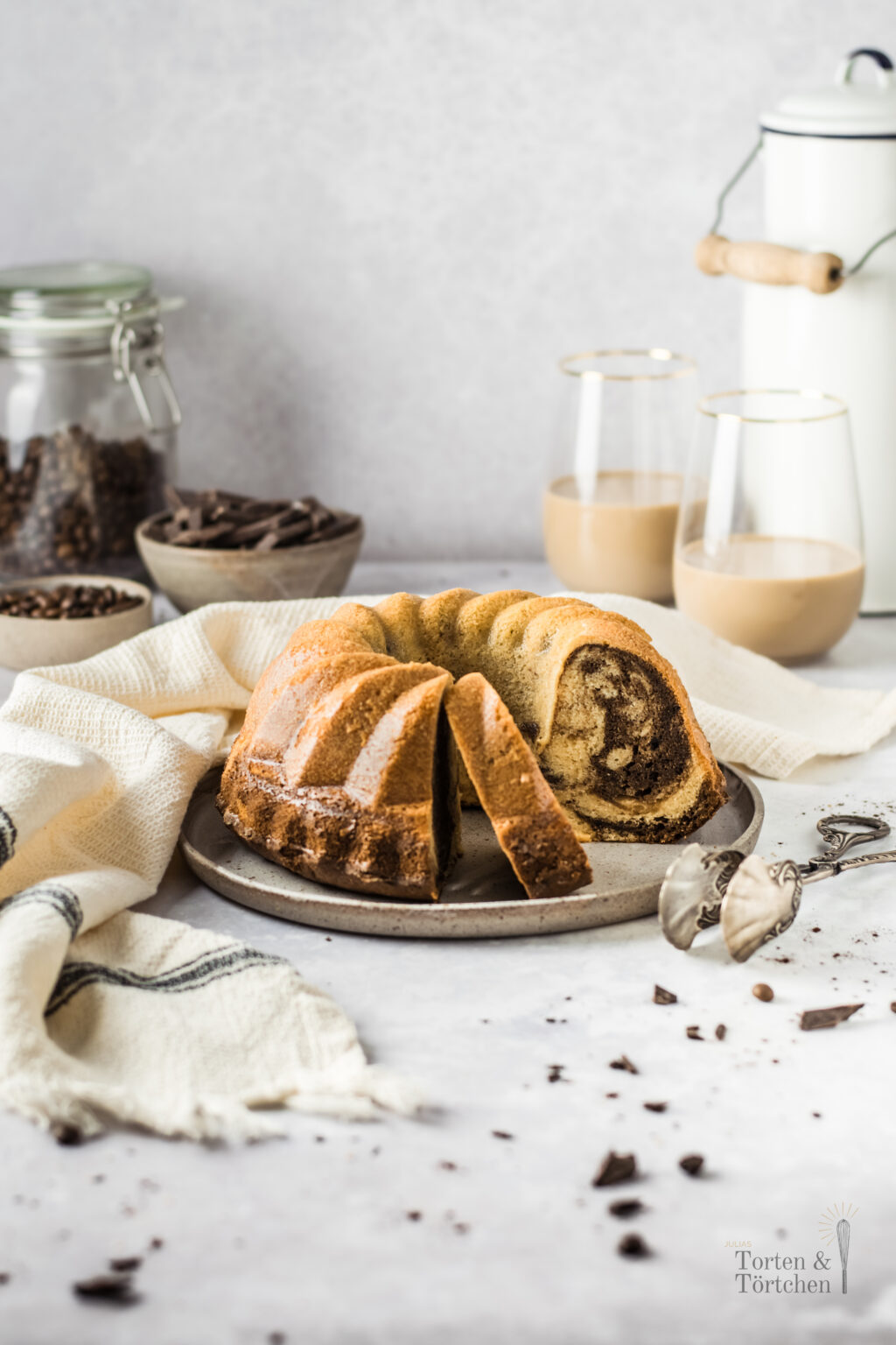 Baileys Kaffee Marmor Gugelhupf - Kuchen fürs Büro