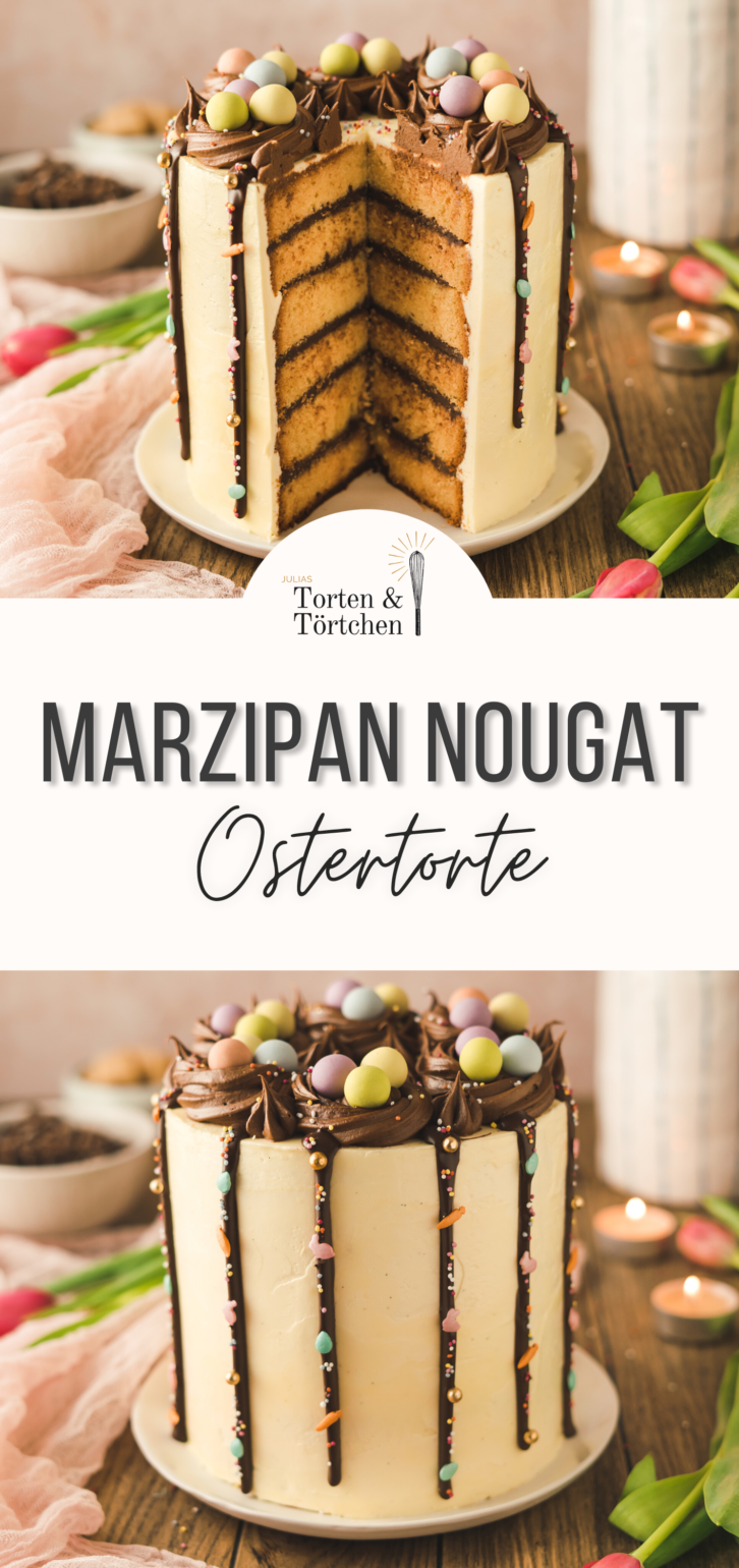 Marzipan Nougat Ostertorte ⋆ Julias Torten und Törtchen